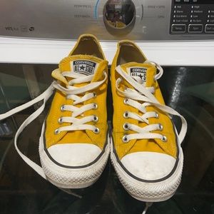 Size 8 bright yellow converse!